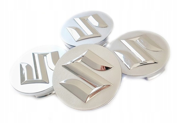 SUZUKI DEKIELKI KAPSLE DEKLE ZNACZKI DO ALUFELG 58mm/54mm 4szt