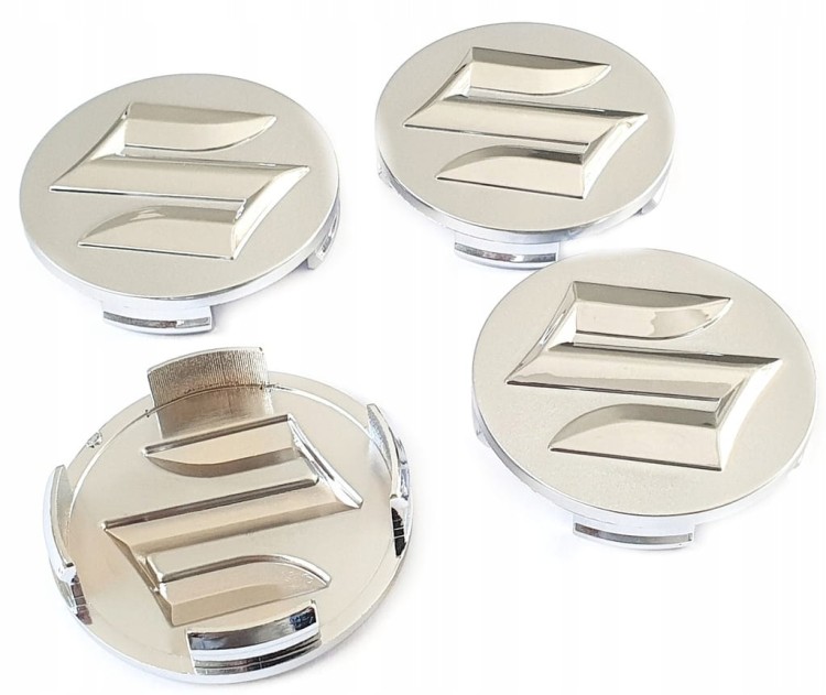 SUZUKI DEKIELKI KAPSLE DEKLE ZNACZKI DO ALUFELG 58mm/54mm 4szt