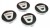 DACIA DEKIELKI KAPSLE DO ALUFELG DEZENT 60mm/56mm