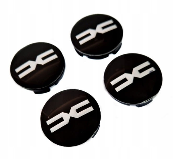 DACIA DEKIELKI KAPSLE ZNACZKI DO ALUFELG 56mm/52mm 4szt