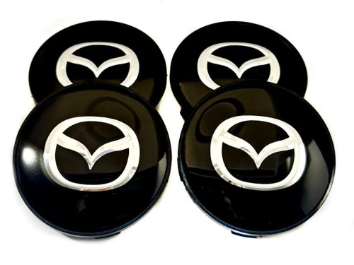 MAZDA DEKIELKI KAPSLE DO ALUFELG AEZ DOTZ DEZENT 68mm/64mm ZT2220 ZA4098B 4szt