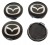 MAZDA DEKIELKI KAPSLE DEKLE ZNACZKI DO ALUFELG 59mm/55mm 4szt