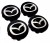 MAZDA DEKIELKI KAPSLE ZNACZKI LOGO DO ALUFELG ATT DEZENT 57C 56mm/54mm 4szt