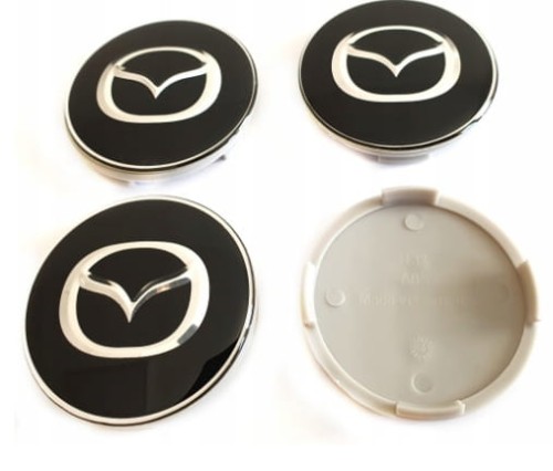 MAZDA DEKIELKI KAPSLE ZNACZKI DO ALUFELG ALUTEC ANZIO RIAL N32 64mm/61mm 4szt