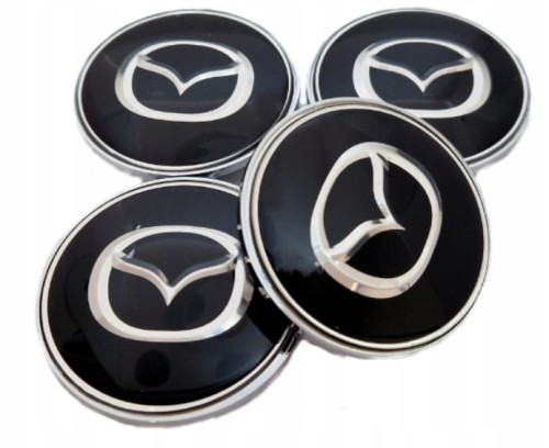 MAZDA DEKIELKI KAPSLE DEKLE DO ALUFELG 68mm/62mm 4szt