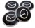 MAZDA DEKIELKI KAPSLE DEKLE DO ALUFELG 68mm/62mm 4szt