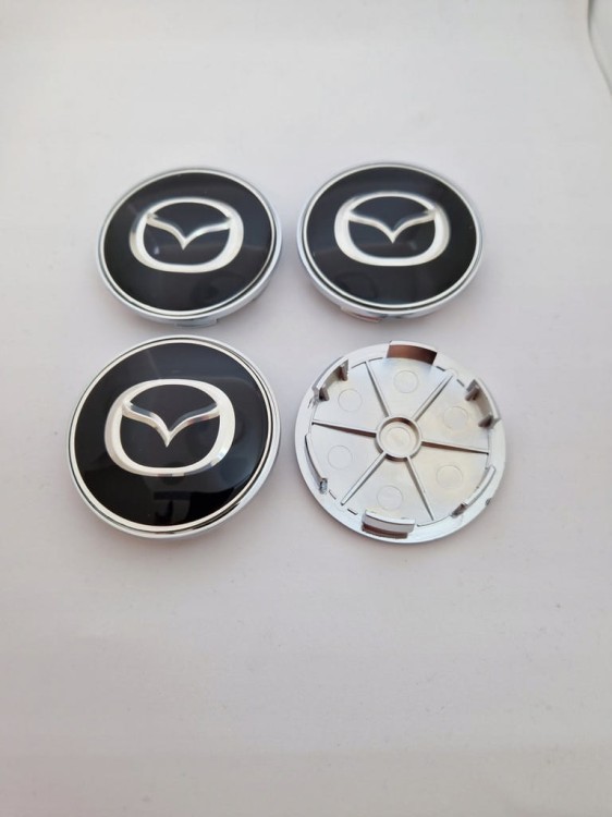 MAZDA DEKIELKI KAPSLE DEKLE DO ALUFELG 68mm/62mm 4szt