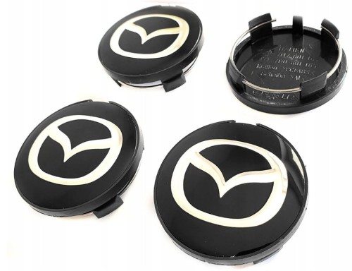 MAZDA DEKIELKI KAPSLE DO ALUFELG RONAL 63mm/58mm 4szt