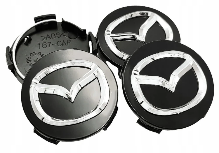 MAZDA DEKIELEK DEKIELKI KAPSLE ZNACZKI DO ALUFELG 56mm 4szt