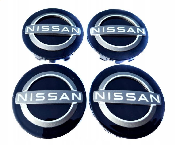 NISSAN QASHQAI JUKE X-TRAIL ROGUE DEKIELKI ZNACZKI KAPSLE DO ALUFELG 63/60 4szt.