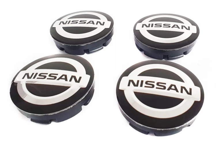 NISSAN DEKIELKI KAPSLE ZAŚLEPKI ZNACZKI ALUFELG 56mm/52mm 4szt.