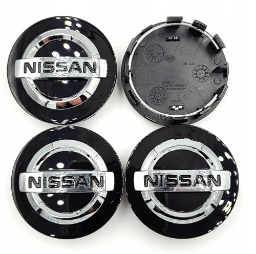 NISSAN QASHQAI JUKE X-TRAIL MICRA DEKIELKI ZNACZKI KAPSLE DO ALUFELG 54mm 4szt.