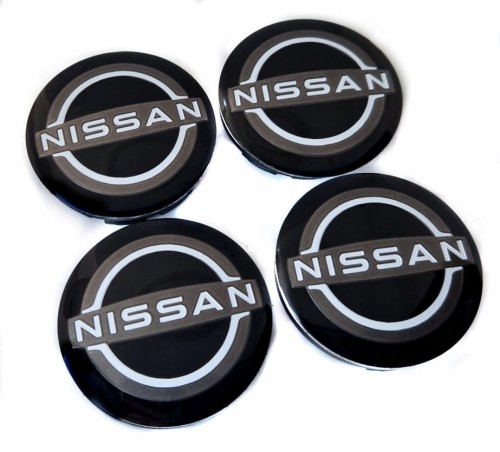 NISSAN DEKIELKI KAPSLE ZNACZKI DO ALUFELG BORBET 56mm 4szt.