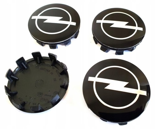 OPEL DEKIELKI KAPSLE ZNACZKI DO ALUFELG ATT 56mm/53mm 4szt.