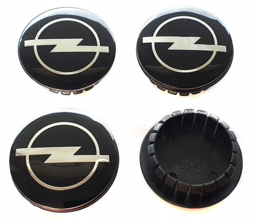 OPEL DEKIELKI KAPSLE DEKLE ZNACZKI DO ALUFELG 58mm/46mm 4szt.