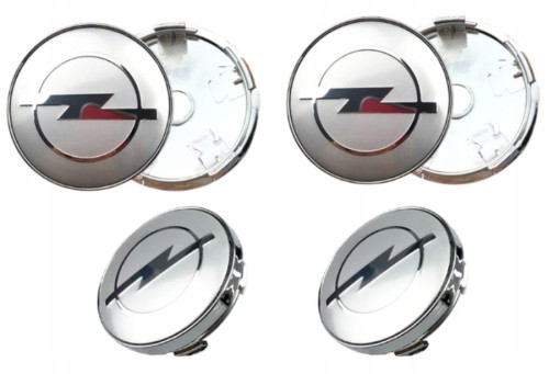 OPEL DEKIELKI ZNACZKI KAPSLE DEKLE DO ALUFELG DEZENT 60mm/57mm 4szt.