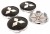 MITSUBISHI DEKIELKI KAPSLE DEKLE ALUFELG 68mm/62mm 4szt.