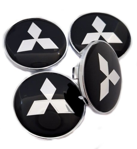 MITSUBISHI DEKIELKI ZNACZKI KAPSLE DEKLE DO FELG RIAL ATS N55 69mm/56mm 4szt.