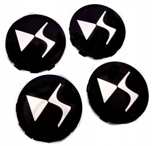 CITROEN DS DEKIELKI KAPSLE ZNACZKI DO ALUFELG ATT DEZENT 57C 56mm/54mm 4szt.