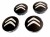 CITROEN DEKIELKI KAPSLE ZNACZKI DO ALUFELG 56mm/52mm 4szt 4szt.