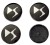 CITROEN DS DEKIELKI KAPSLE DEKLE ALUFELG 56mm/52mm 4szt.