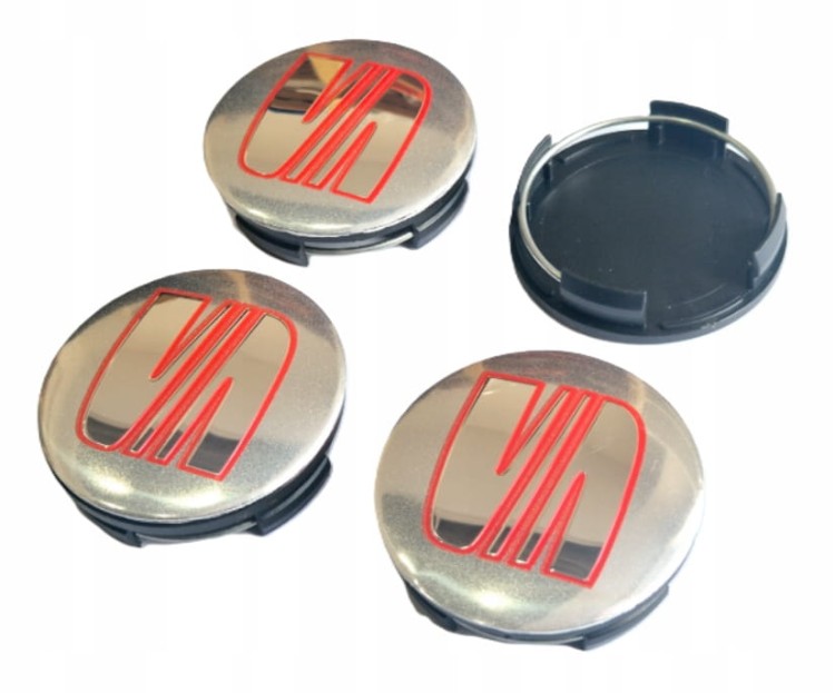 SEAT DEKIELKI KAPSLE DEKLE DO ALUFELG 59mm/55mm 4szt.