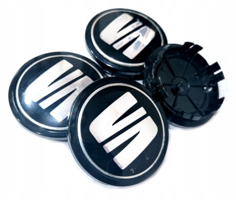 SEAT DEKIELKI DEKLE ZNACZKI DO FELG RIAL N63 MERCEDESA 75mm/66mm 4szt.