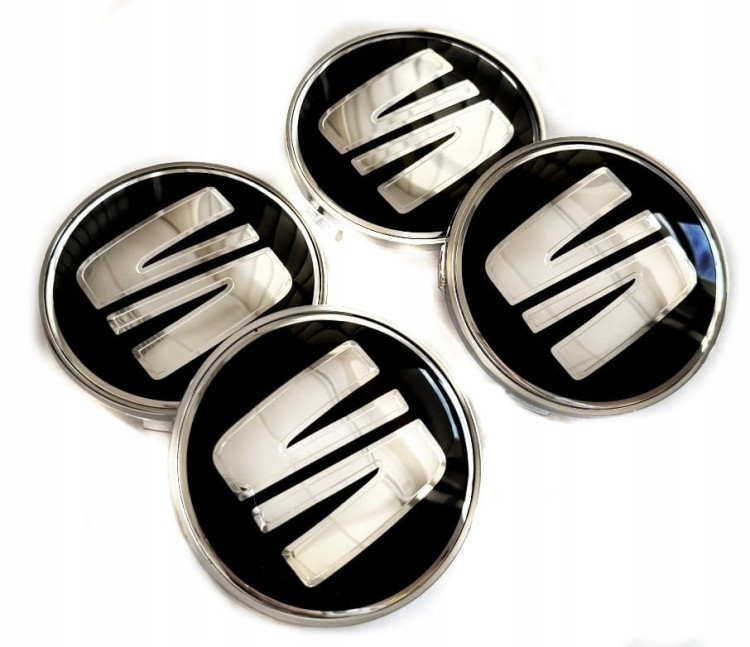 SEAT DEKIELKI KAPSLE DEKLE DO ALUFELG 68mm/62mm 4szt.
