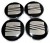 SEAT IBIZA LEON 4x DEKIELKI KAPSLE DEKLE 60mm/56mm 4szt.
