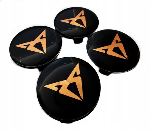 CUPRA DEKIELKI KAPSLE ZNACZKI DEKLE LOGO DO ALUFELG 56mm/52mm 4szt.