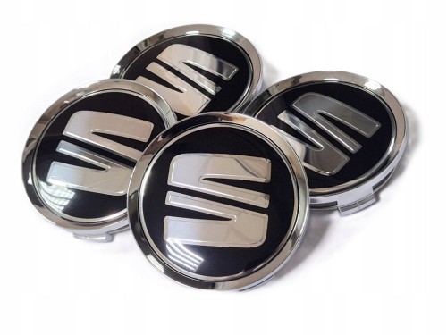 SEAT DEKIELKI DEKLE DO FELG DEZENT AEZ MAM CARMANI S62, RIAL N12, 75mm/71mm 4szt.
