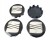 SEAT DEKIELKI KAPSLE ZNACZKI DO ALUFELG ATT DEZENT 57C 56mm/54mm 4szt.