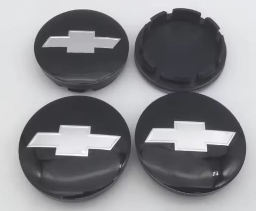 CHEVROLET DEKIELKI KAPSLE ZNACZKI DO ALUFELG 56mm/52mm 4szt.