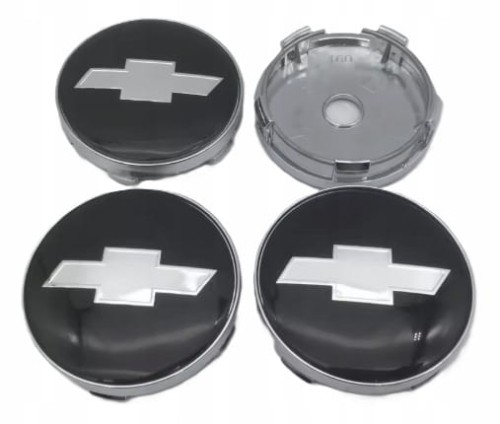 CHEVROLET DEKIELKI KAPSLE DEKLE ZNACZKI ALUFELG 60mm/56mm 4szt.