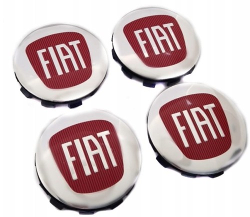 FIAT DEKIELKI DEKLE KAPSLE ZNACZKI DO ALUFELG BORBET 56mm 4szt.
