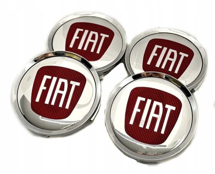 FIAT DEKIELKI DEKLE DO FELG DEZENT AEZ MAM CARMANI S62, RIAL N12, 75mm/71mm 4szt.