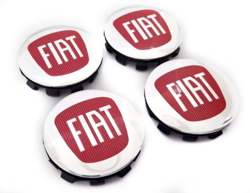 FIAT DEKIELKI KAPSLE ZNACZKI DO ALUFELG ATT DEZENT 57C 56mm/54mm 4szt.