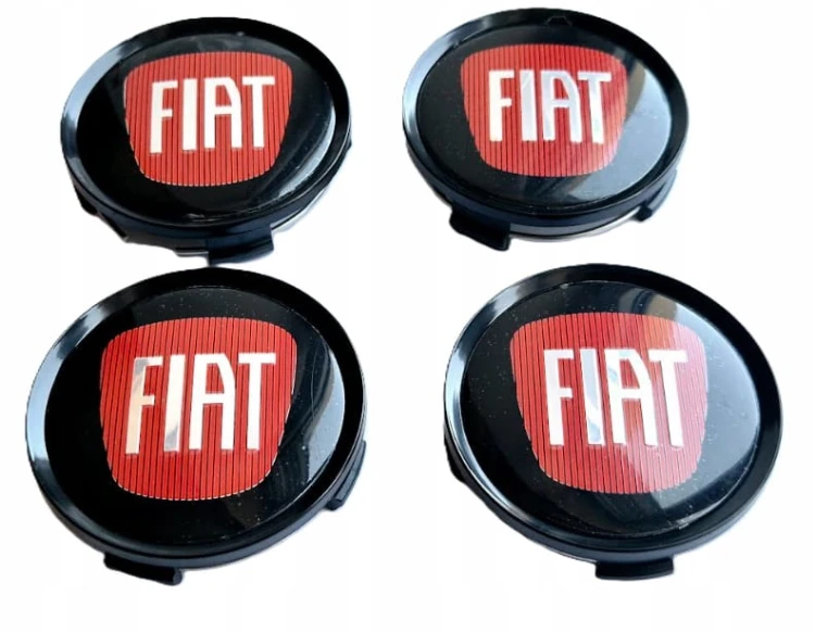 FIAT DEKIELKI DEKLE DO FELG DEZENT AEZ MAM CARMANI S62, RIAL N12, 75mm/71mm 4szt.