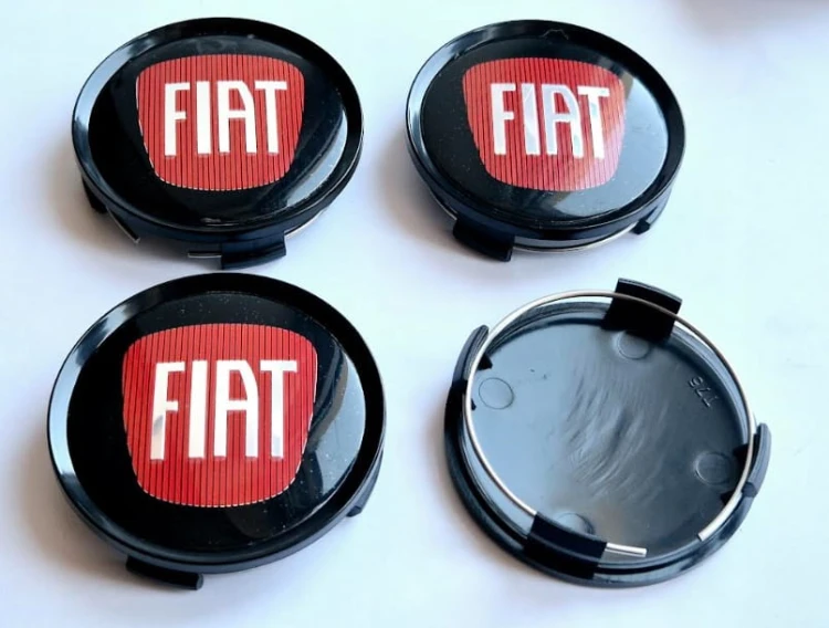 FIAT DEKIELKI DEKLE DO FELG DEZENT AEZ MAM CARMANI S62, RIAL N12, 75mm/71mm 4szt.