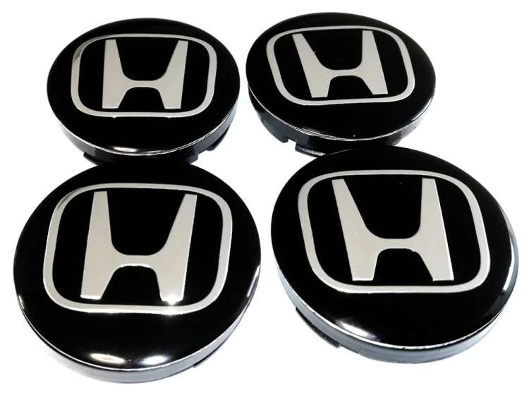 HONDA DEKIELKI KAPSLE ZNACZKI DO ALUFELG 56mm/52mm 4szt