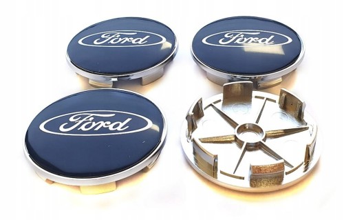 FORD DEKIELKI KAPSLE ZNACZKI DEKLE DO ALUFELG 68mm/64mm 4szt.
