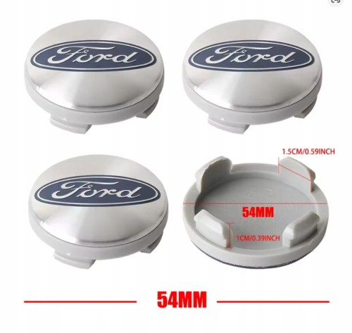 FORD S-MAX C-MAX TOURNEO TRANSIT DEKIELKI ZNACZKI KAPSLE DO ALUFELG 54mm