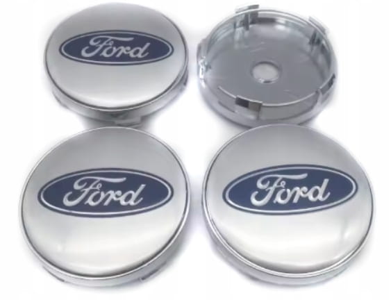 FORD DEKIELKI KAPSLE ZNACZKI DO ALUFELG 60mm/56mm 4szt.