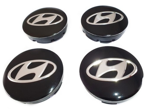 HYUNDAI DEKIELKI KAPSLE DEKLE ZNACZKI DO ALUFELG 56mm/52mm 4szt.
