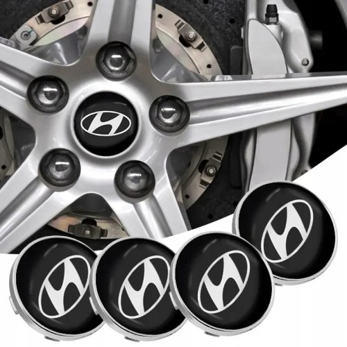 HYUNDAI DEKIELKI KAPSLE DEKLE ZNACZKI DO ALUFELG 60MM 4szt
