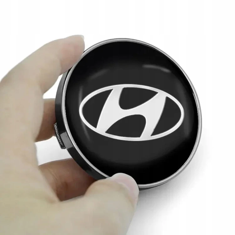 HYUNDAI DEKIELKI KAPSLE DEKLE ZNACZKI DO ALUFELG 60MM 4szt