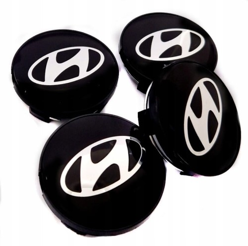 HYUNDAI DEKIELKI DEKLE ZNACZKI DO ALUFELG RONAL 63mm/57mm 4szt.