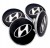 HYUNDAI DEKIELKI ZNACZKI KAPSLE DEKLE DO FELG RIAL ATS N55 69mm/56mm 4szt.