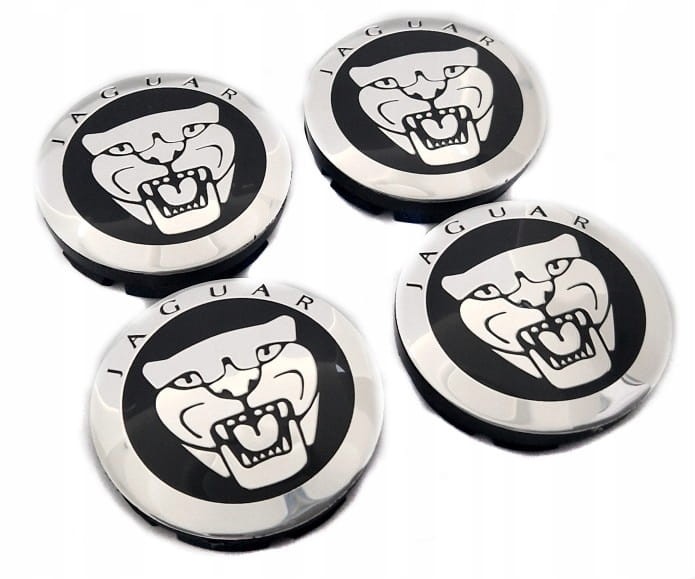 JAGUAR DEKIELKI KAPSLE DO ALUFELG 56mm/52mm 4szt.
