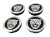 JAGUAR DEKIELKI KAPSLE DO ALUFELG 56mm/52mm 4szt.
